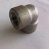 Asme B16.11 stainless steel A182 f304/f316/f51 forged 90 degress elbow
