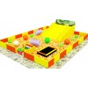 HLB-7042A Children Plastic Ball Pit Big Ball Pool with Trampoline