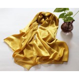 Red Long Pure 100% Silk Scarf