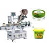 Self Adhesive Top label sealing Labeling Machine For Jar / Carton / Container