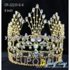 Gold Plated AB Rhinestone Wholesale Pageant crowns for sale