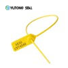 Adjustable plastic seals with number