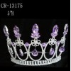 fashion style big rhinestone beauty crown