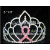 cute and beauty pink ribbon crown