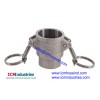 Stainless steel camlock coupling type D