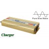 High Quality Pure Sine Wave Built-In Charger DC to AC Continuous 1000W Peak 2000 Watt Power Inverter