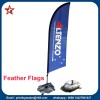 Double Sided Feather Flags with Cross Base