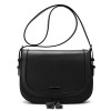 Women's Saddle Bag Purses Crossbody Shoulder Bag with Flap Top & Tassel Satchel