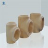 Yellow refractory AL2O3 casting thick wall ceramic bonder pipe