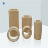 Yellow refractory AL2O3 casting thick wall straight ceramic tube