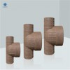 Chinese high temperature refractory paper tee reducer for casting mould