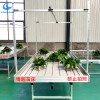 Rolling benches flood table ebb and flow benching system