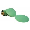 Green PAS abrasive disc roll with plastic film backing