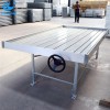 Using in greenhouse ebb and flow rolling or stationary bench
