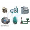Sunflower seed oil pretreatment and pressing plant