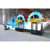 Dual wheel sand washing and recycling machine