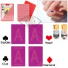 Perpsective Poker Cards Plastic Marked Cards  UV Contact Lenses Gamble Cheating