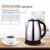 Factory price 1.8L Electric Stainless steel fast boiling water kettle boiler for home hotel use