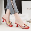 FASHION OPEN-TOE CHUNKY SLIDE