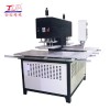 silicone label logo embossing machine onto garment