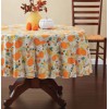 Tablecloth PE with Needle-punched Cotton Pumpkin Round