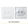2 ports faceplate