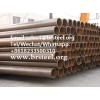 MS erw welded black steel pipe