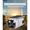 Newest technology 1080P 2Mp Solar Wireless Max.128G SD HMD IP IR Camera with Two Ways Audio and APP