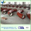 Wear resistant material ceramic lined bend pipe pipe as customized