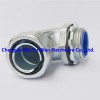 Liquid tight 90d elbow conduit connector