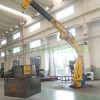 Knuckle and Telescopic Boom Marine Deck Crane with Small Space Installation