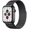 Apple Watch Series 5 (GPS + Cellular, 44mm)Space Black Stainless Steel Case with Black Milanese Loop