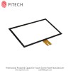 Touchscreen LCD Top Layer Capacitive Touch Screen Glass Panel 7" To 65" With Controller