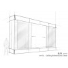 Gallery dimensions display cases