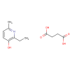 Butanedioic acid 2-ethyl-6-methyl-3-pyridinol (1:1)
