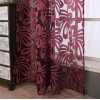 European flower voile curtains