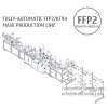 Fully-auto FFP2 FFP3 Respirator Making Machine Mask Production Line