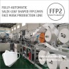 Fully-auto Aura-Fold-Flat FFP2 N95 Respirator Mask Machine Production Line
