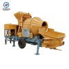 trailer concrete pump with mixer