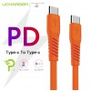 PD fast charging 3A data cable c-c male to male double head type-c18w charging cable manufacturer