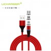 cable 3A fast charging magnetic braided cable Three-in-one magnetic round head charging cable