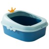 Four seasons available semi-closed fully enclosed anti-splash high edge pet toilet cat litter box