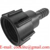 PP IBC Tank Adapter/Coupling DIN 61 Adaptor Plastic Fittings Connector with 1" Hose Barb