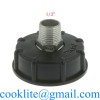 Stainless Steel IBC Tote Tank Adapter S60x6 2" Female Thread to 1/2" BSP Male Thread