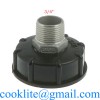 Stainless Steel IBC Tote Tank Adapter S60x6 2" Female Thread to 3/4" BSP Male Thread