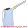 2L Water Filling Container Measuring Oil Jug Brake Fluid Fuel Spout Automotive Vehicles Repair Tools