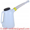 5 Litres Oil Measuring Jug Brake Fluid Fuel Water Container With Spout