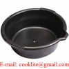 Plastic 6 Litre Oil Draining Drain Pan Tray with Pouring Lip