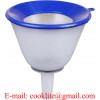 Spill Proof Oil Fluid Filler Funnel with Screen Filter and Anti Splash Ring