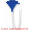 Polypropylene Plastic Utility Funnel with 21" Flexible Hose
